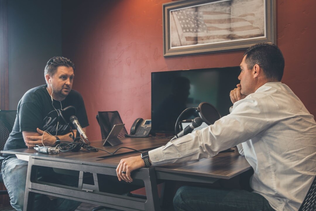 professional interviewer conducting session