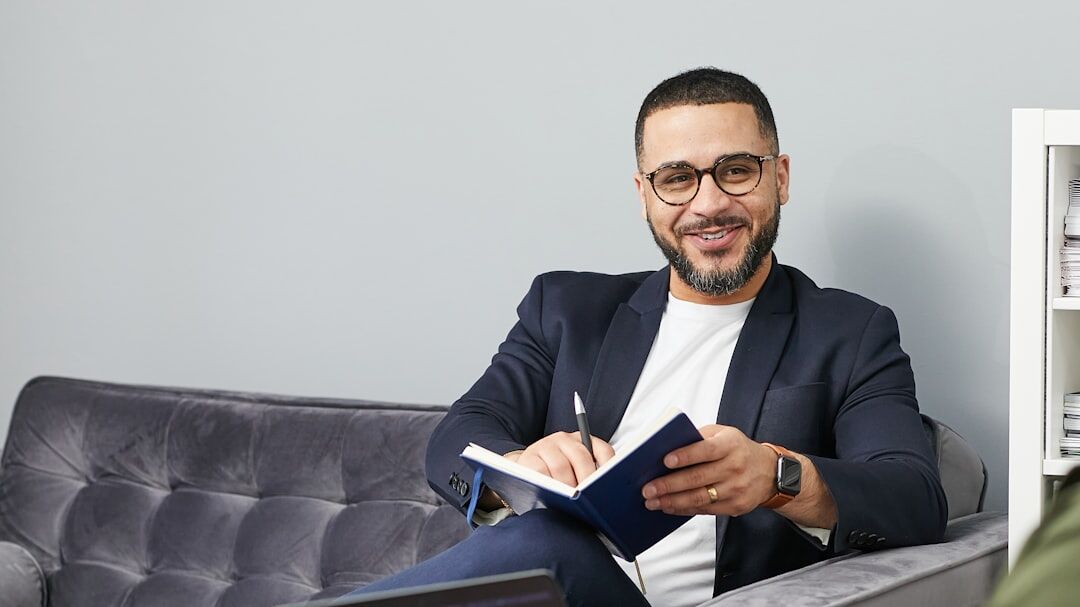 experienced interviewer smiling