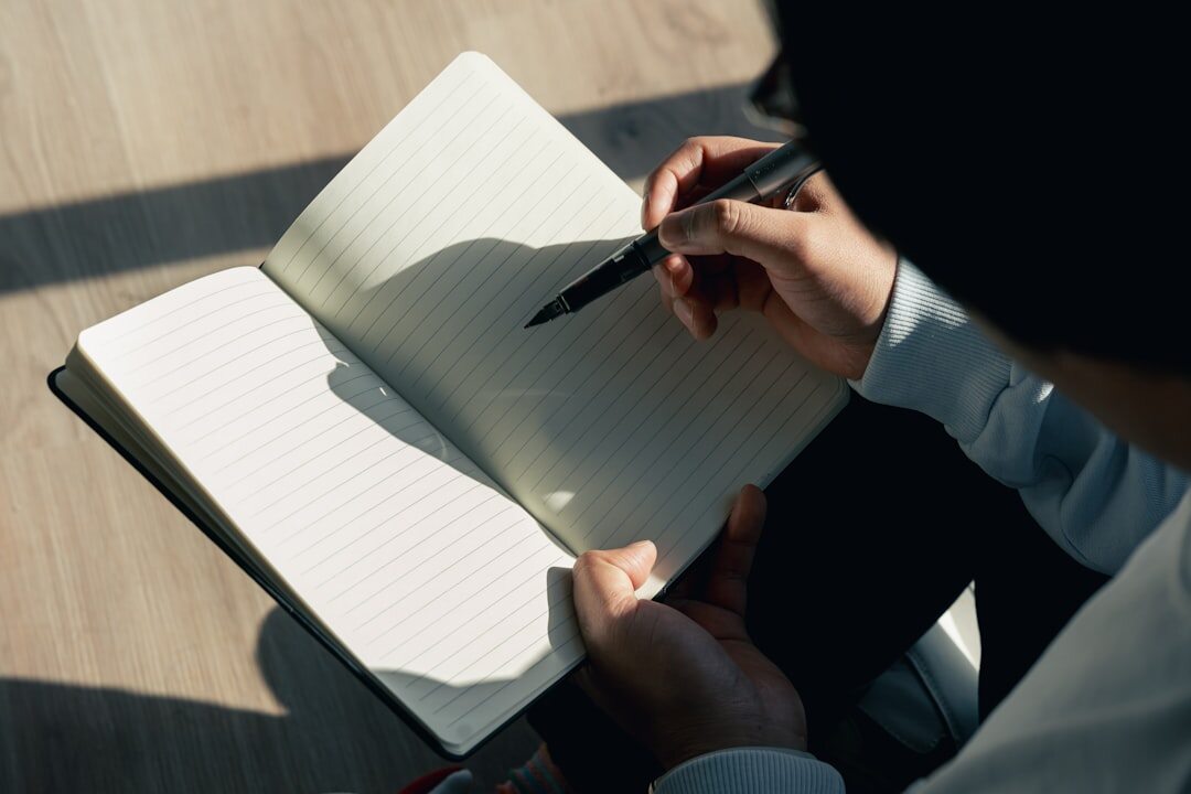 journalist taking notes
